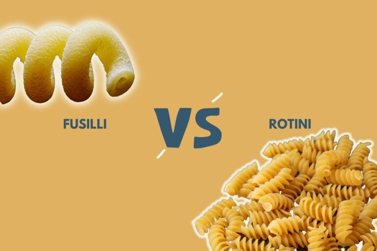 Fusilli vs Rotini Pasta: Distinguishing Between Fusilli and Rotini Shapes